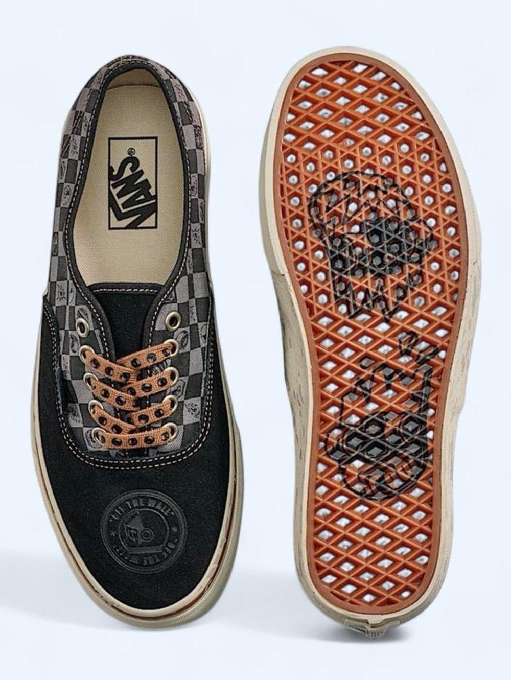 NWT Rare Vans x Space Molly W6.5 M5 Limited Edition Black/Gray Check Authentic